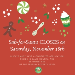Deadline 11/18 for Sub-for-Santa Applications!